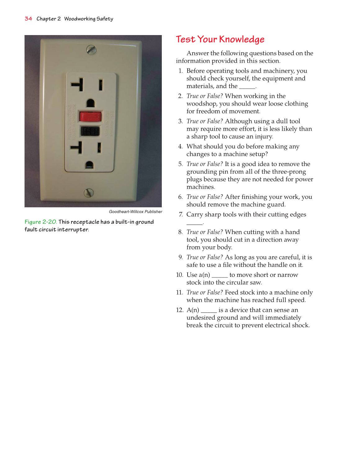 Exploring Woodworking: Fundamentals of Technology, 8th Edition page 40