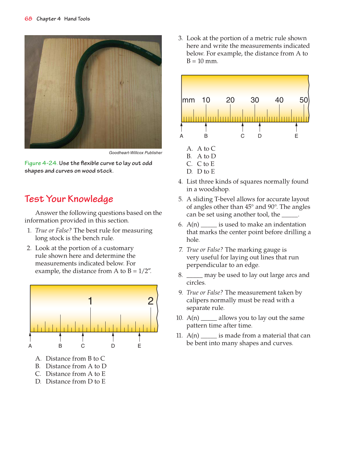 Exploring Woodworking: Fundamentals of Technology, 8th Edition page 74