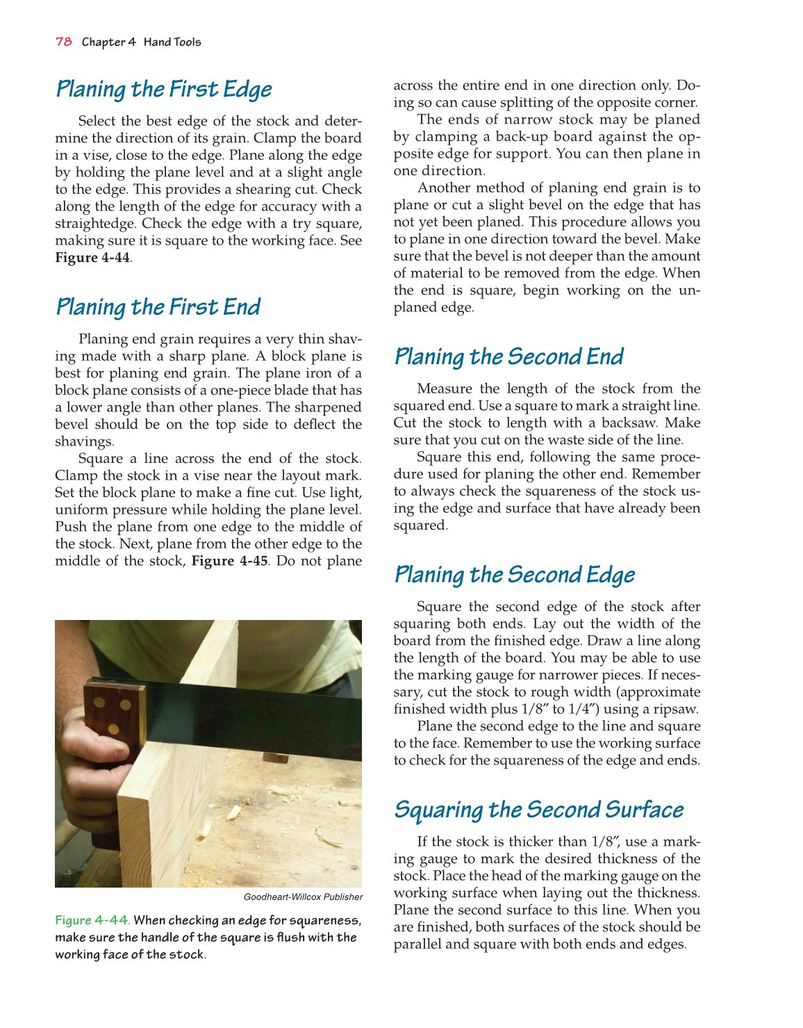 Exploring Woodworking: Fundamentals of Technology, 8th Edition page 84