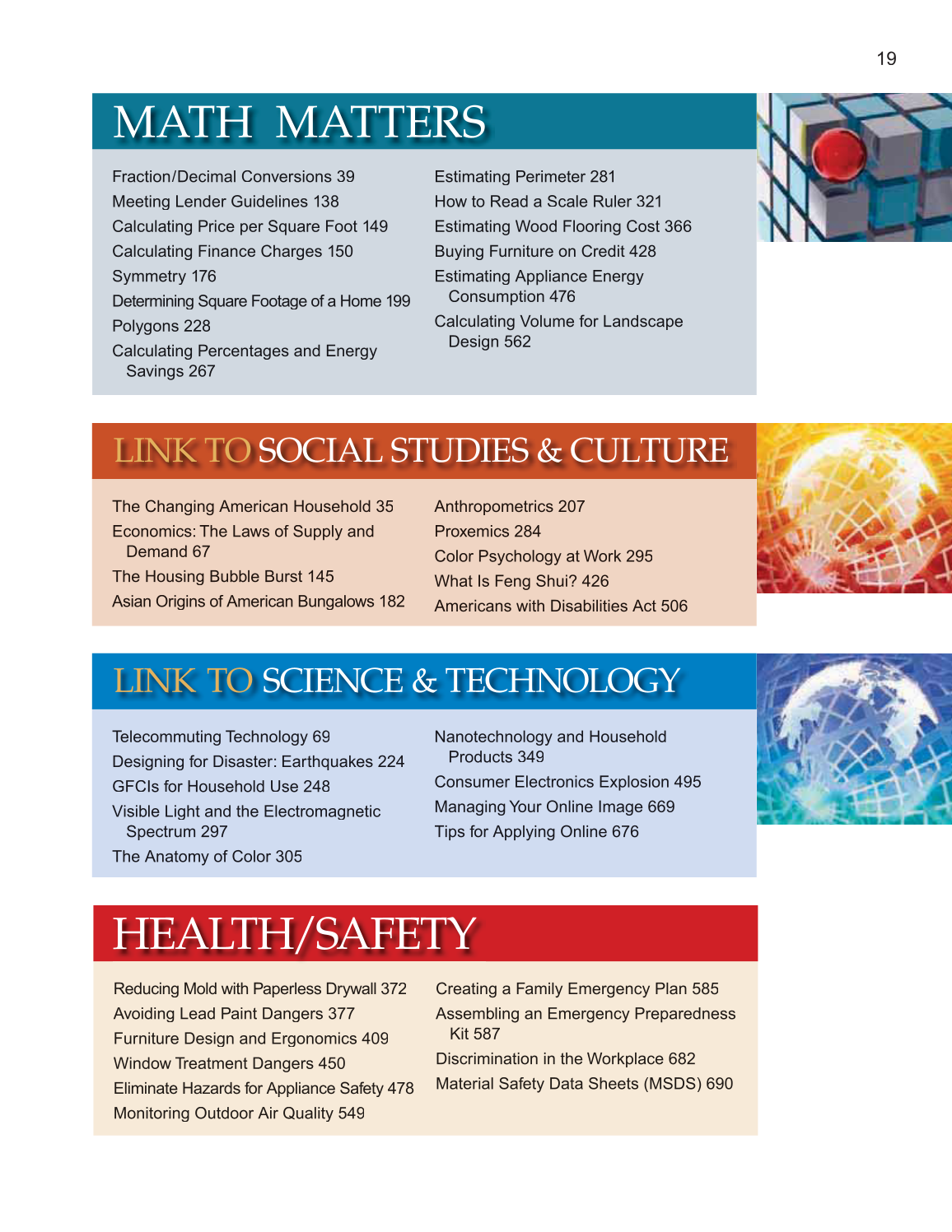 Housing and Interior Design, 10th Edition page 19
