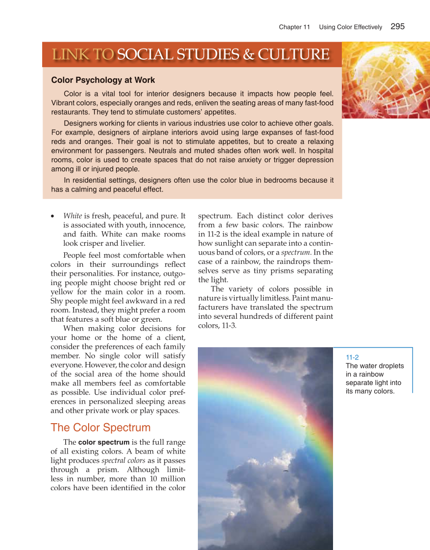 Housing and Interior Design, 10th Edition page 295
