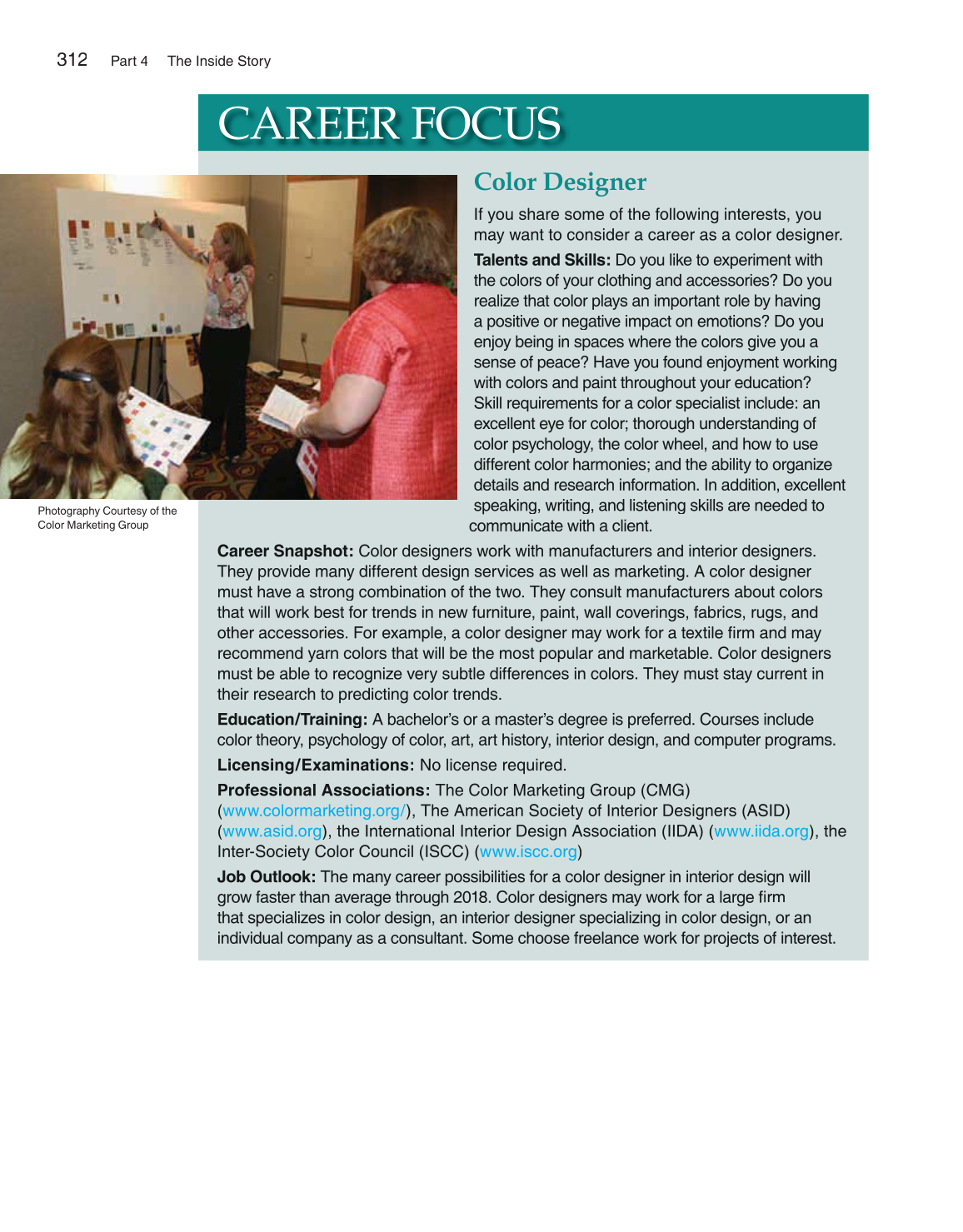 Housing and Interior Design, 10th Edition page 312