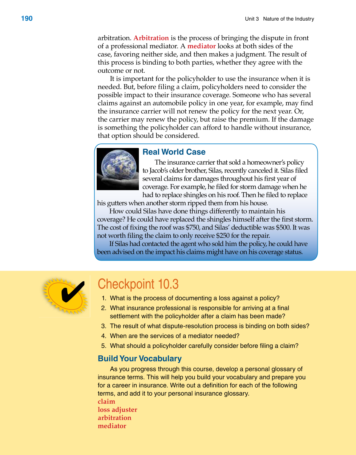 Insurance Operations, 1st Edition page 190