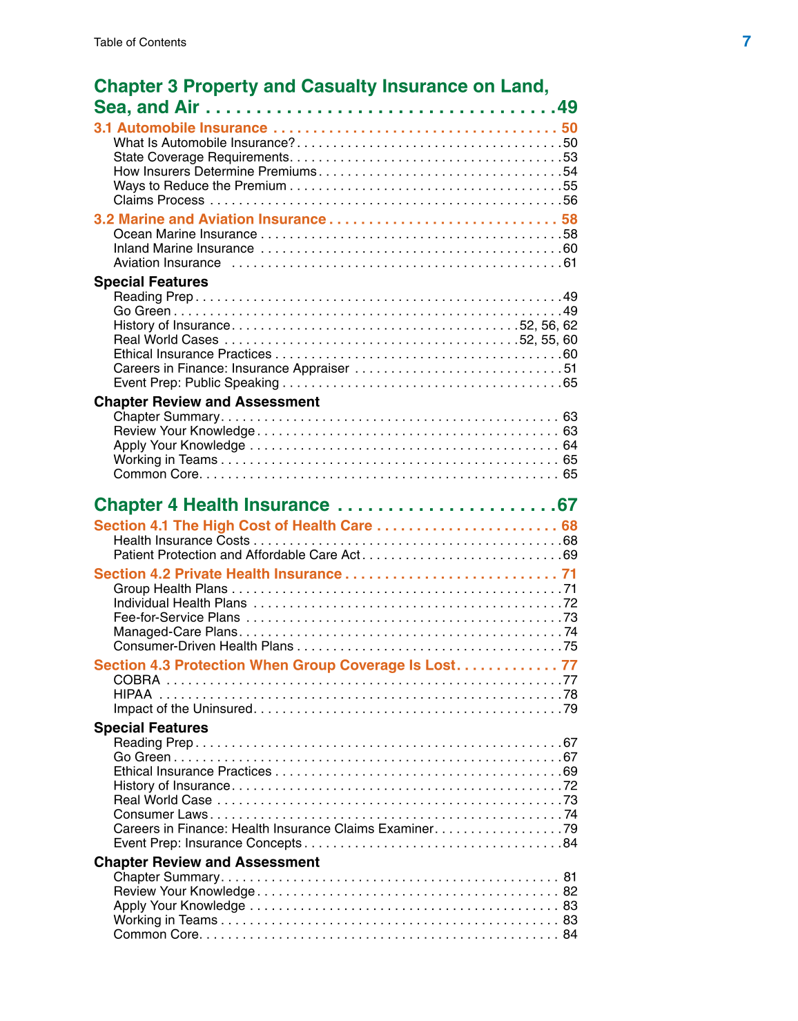 Insurance Operations, 1st Edition page 7