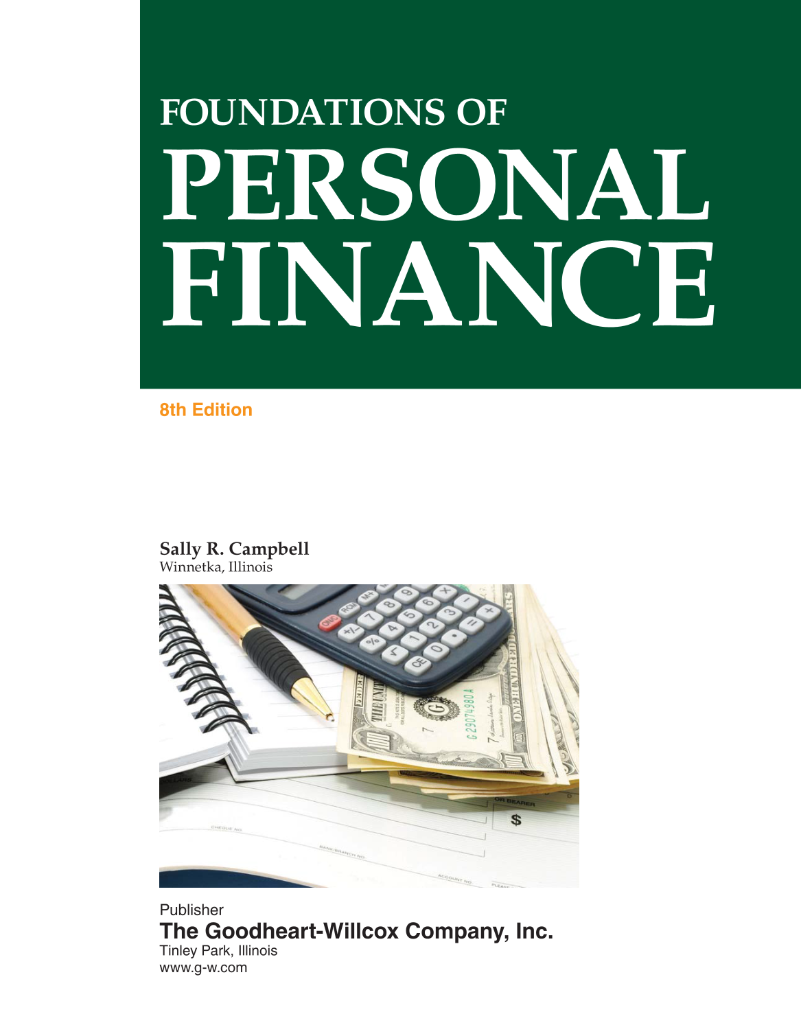 Foundations of Personal Finance, 8th Edition page 1
