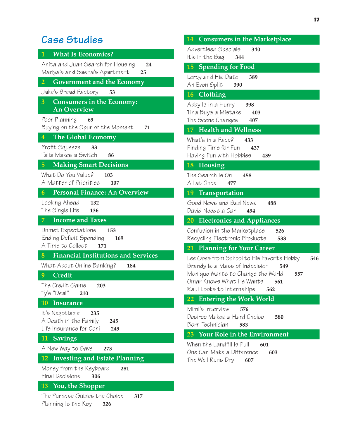 Foundations of Personal Finance, 8th Edition page 17