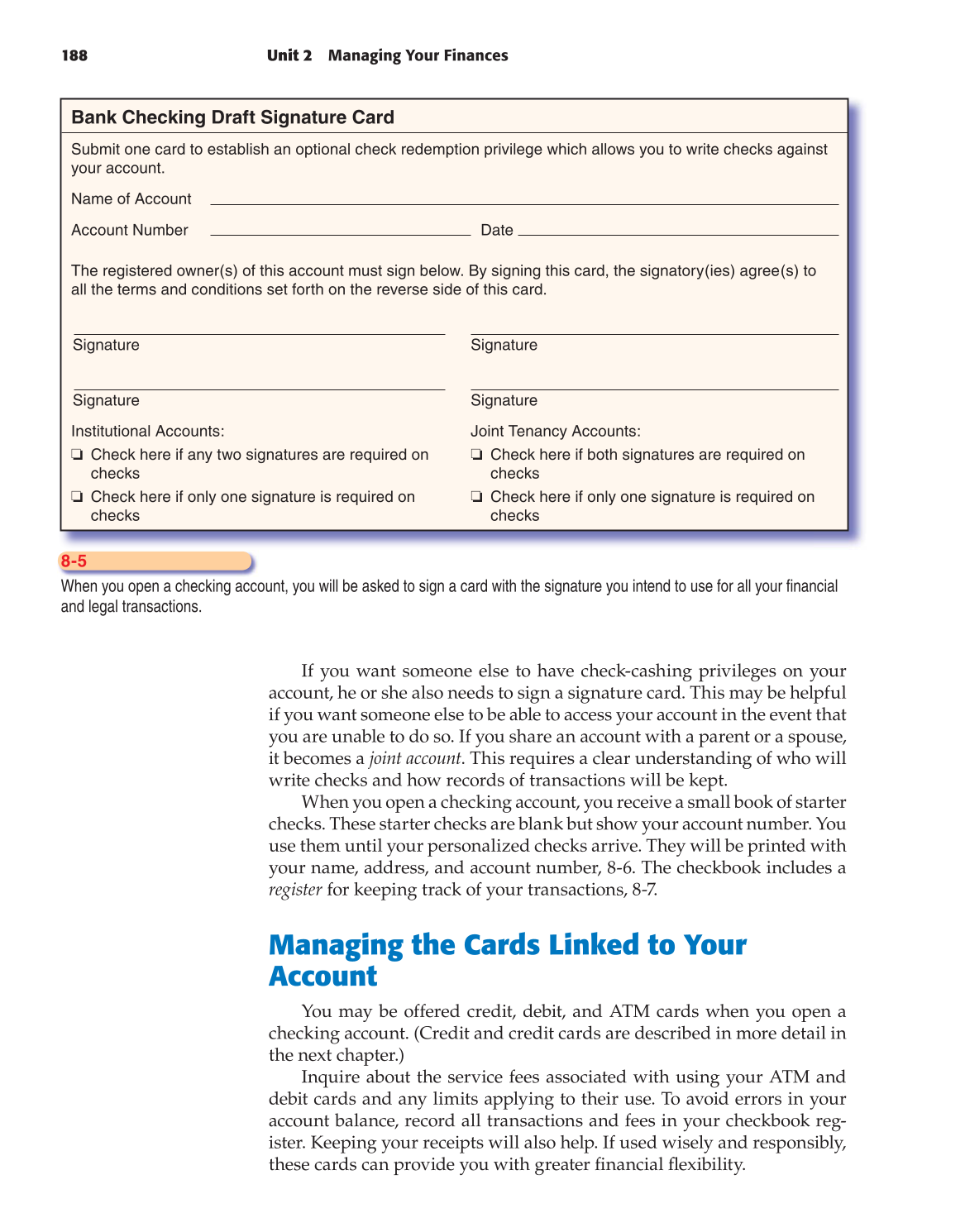 Foundations of Personal Finance, 8th Edition page 188