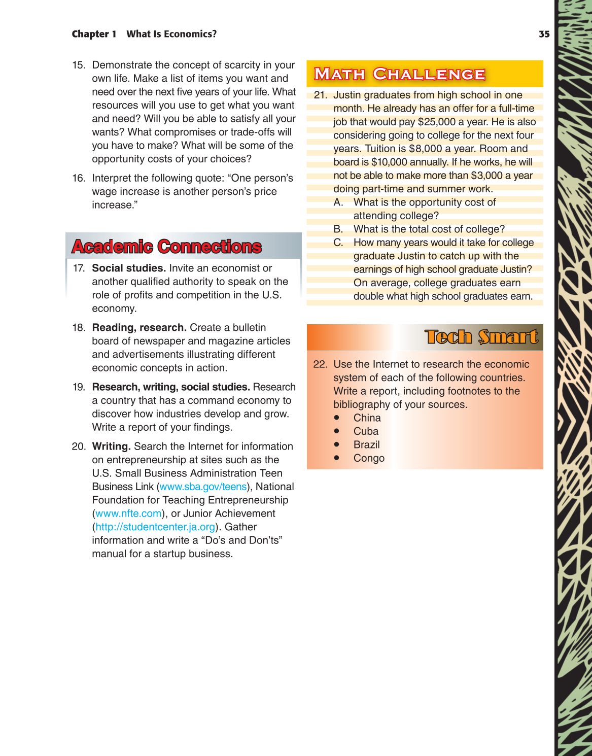 Foundations of Personal Finance, 8th Edition page 35