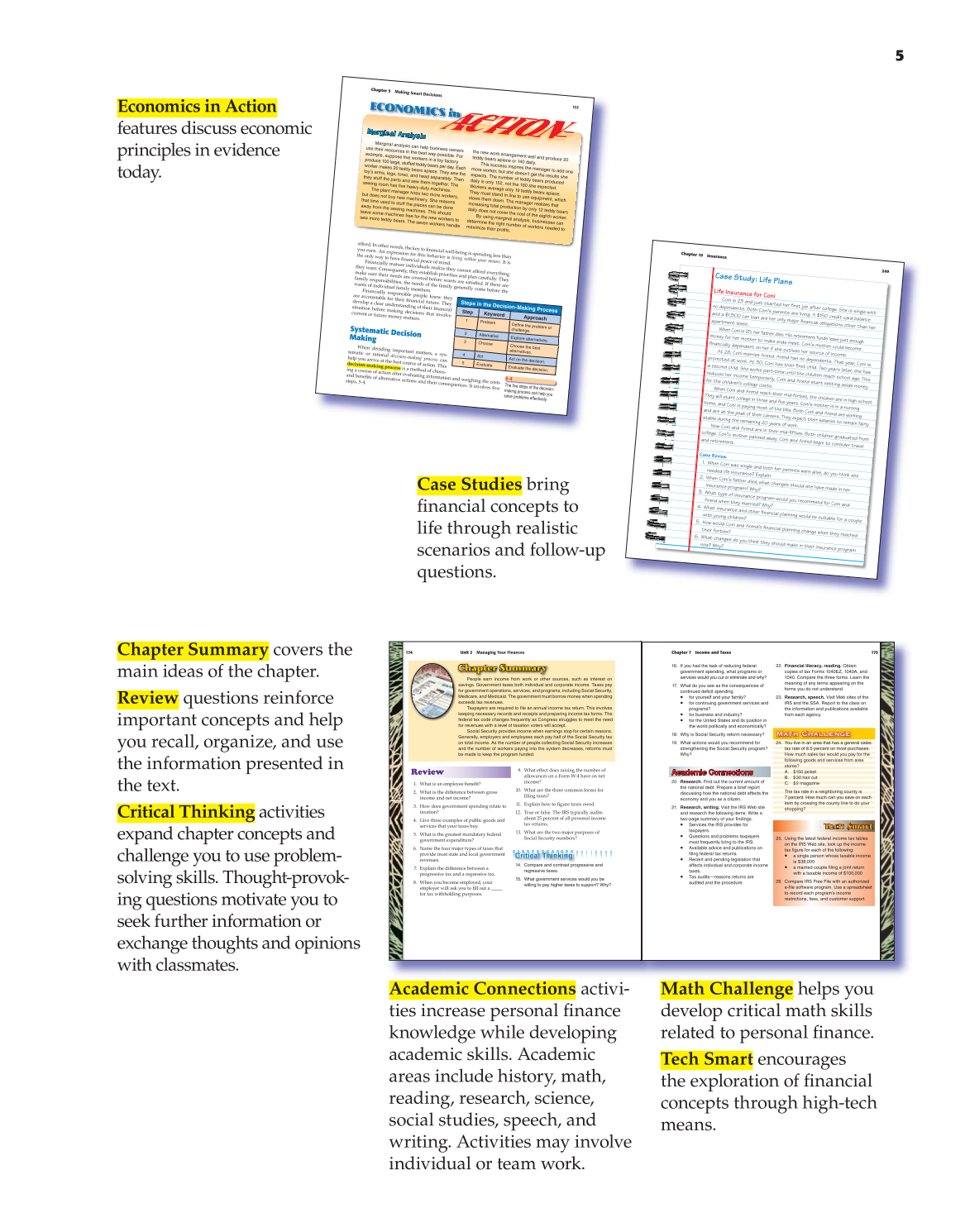 Foundations of Personal Finance, 8th Edition page 5