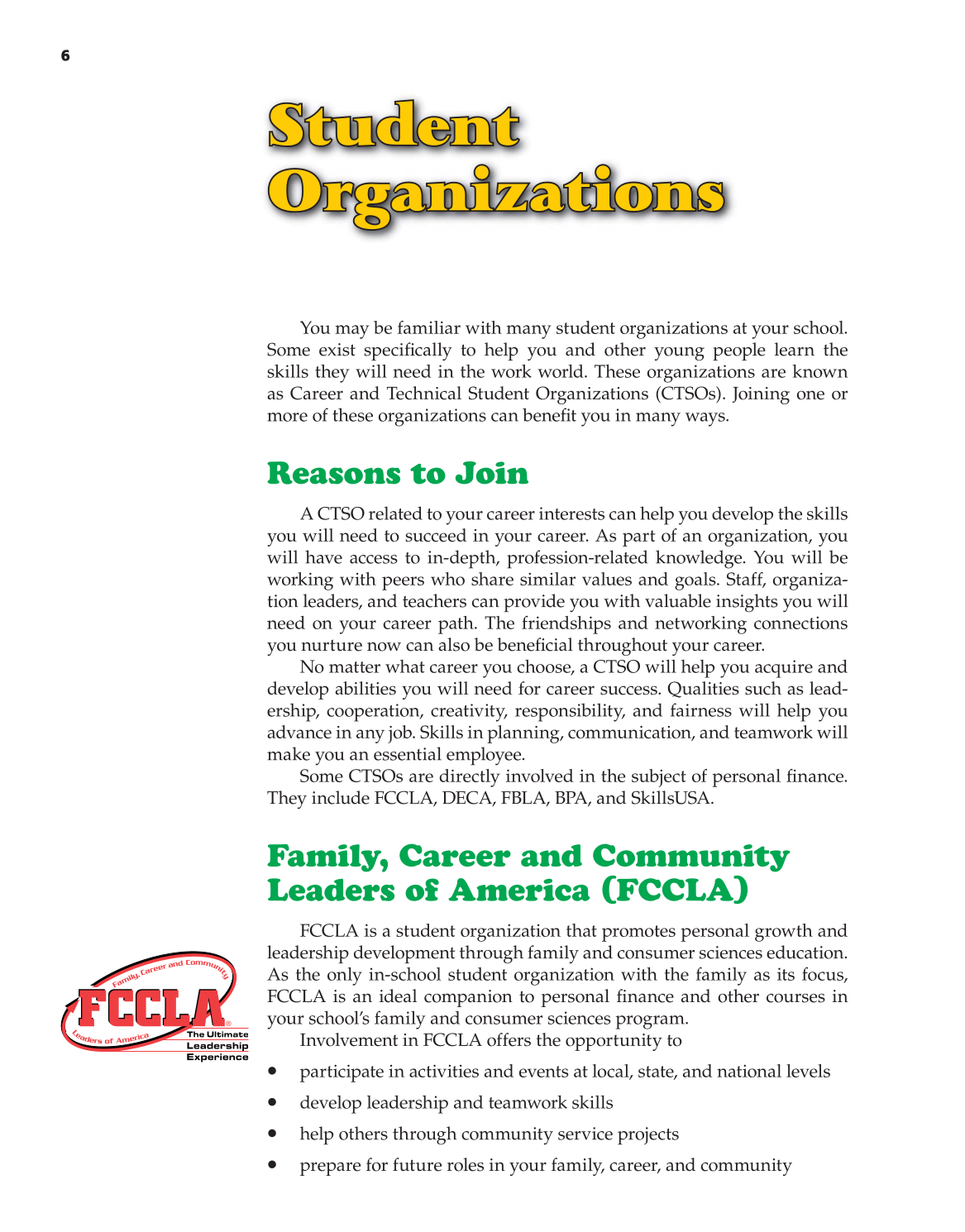 Foundations of Personal Finance, 8th Edition page 6