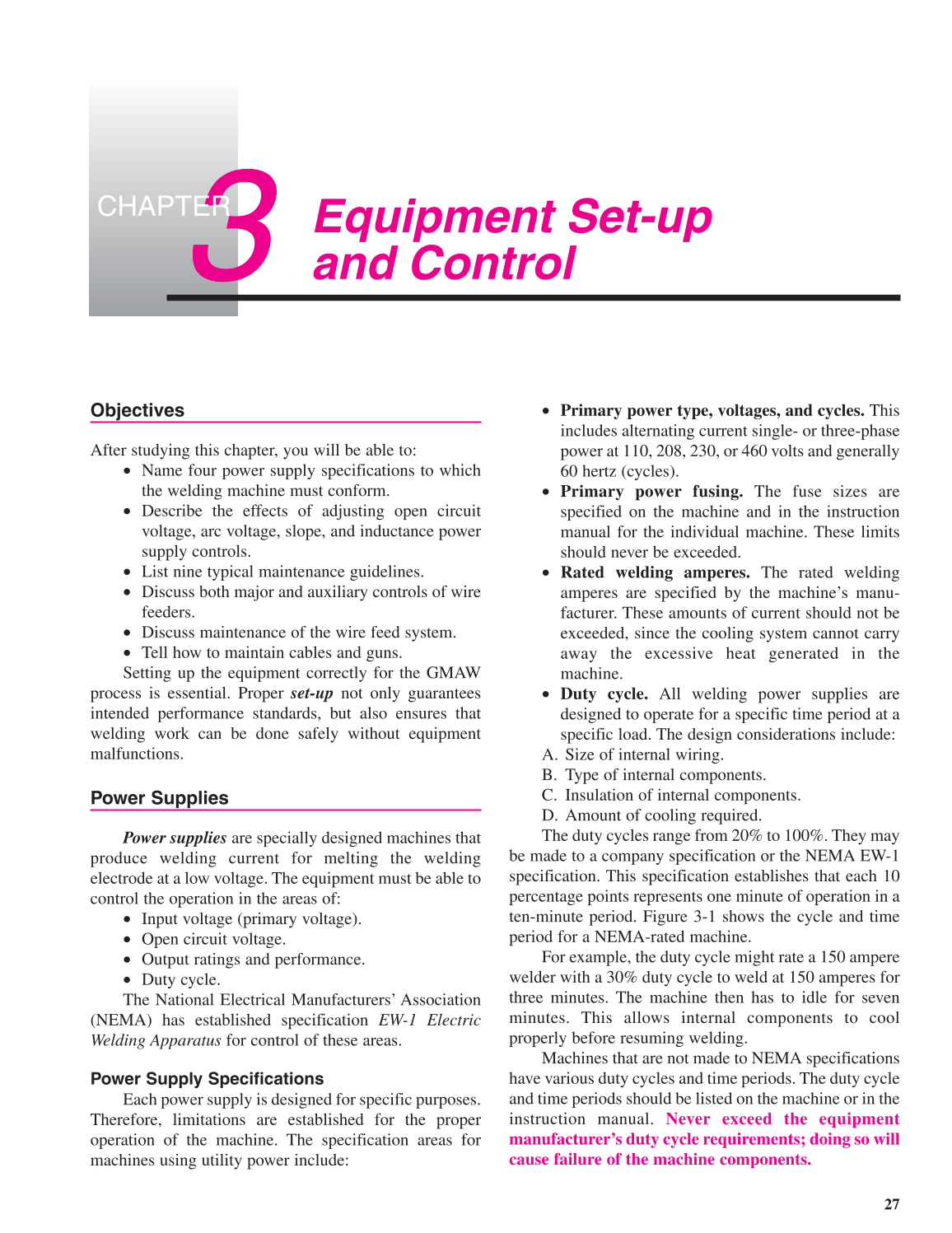 Gas Metal Arc Welding Handbook, 5th Edition page 27