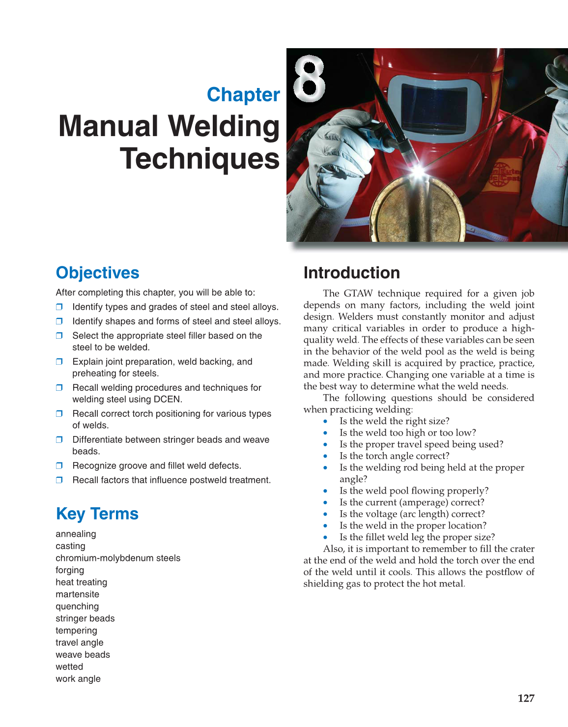 Gas Tungsten Arc Welding Handbook, 6th Edition page 127