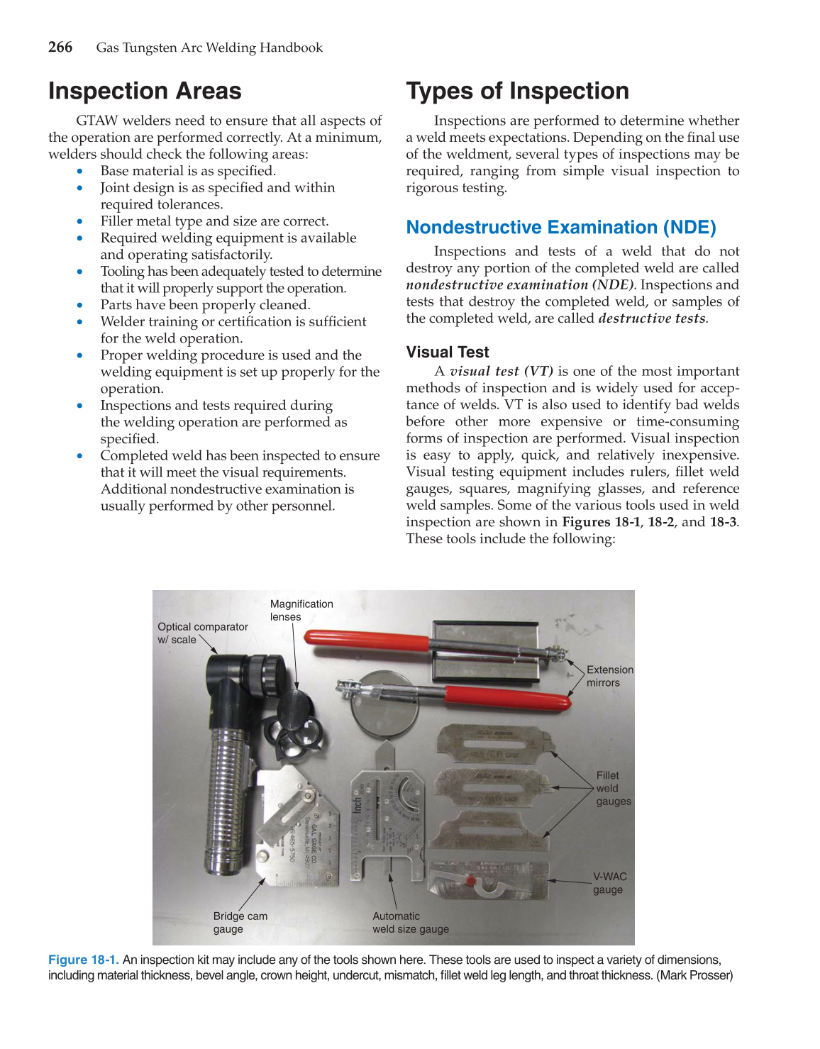 Gas Tungsten Arc Welding Handbook, 6th Edition page 266