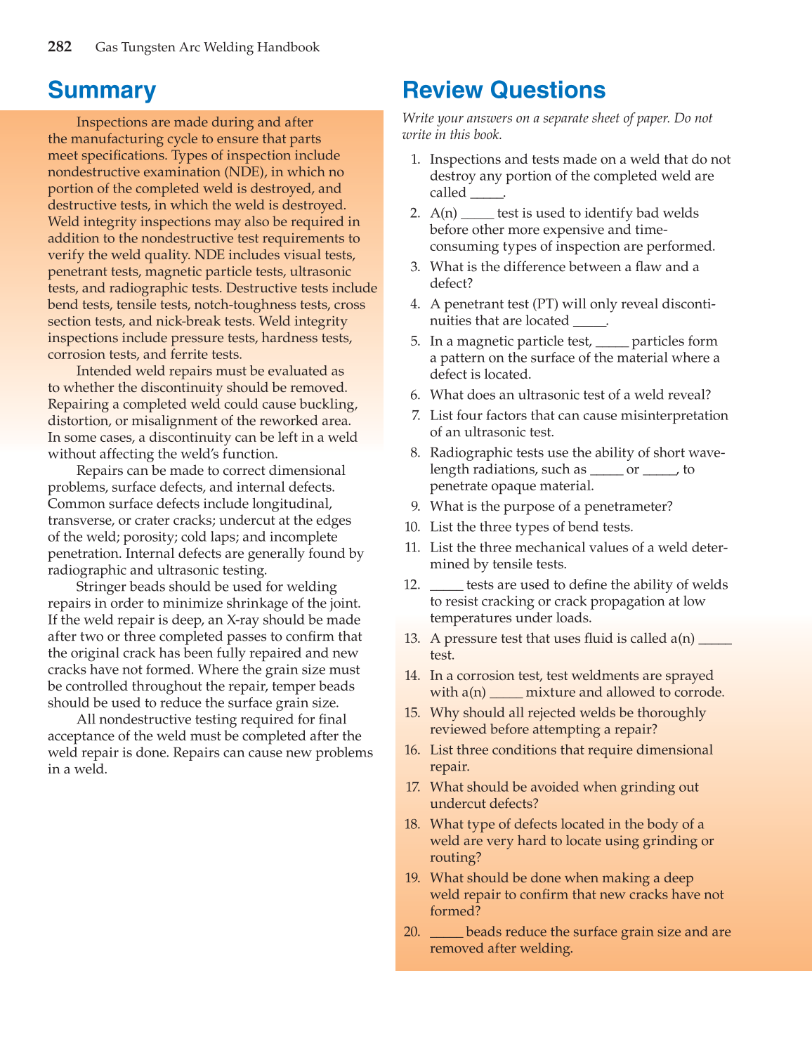 Gas Tungsten Arc Welding Handbook, 6th Edition page 282