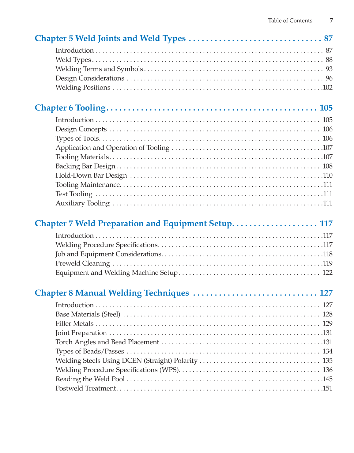 Gas Tungsten Arc Welding Handbook, 6th Edition page 7