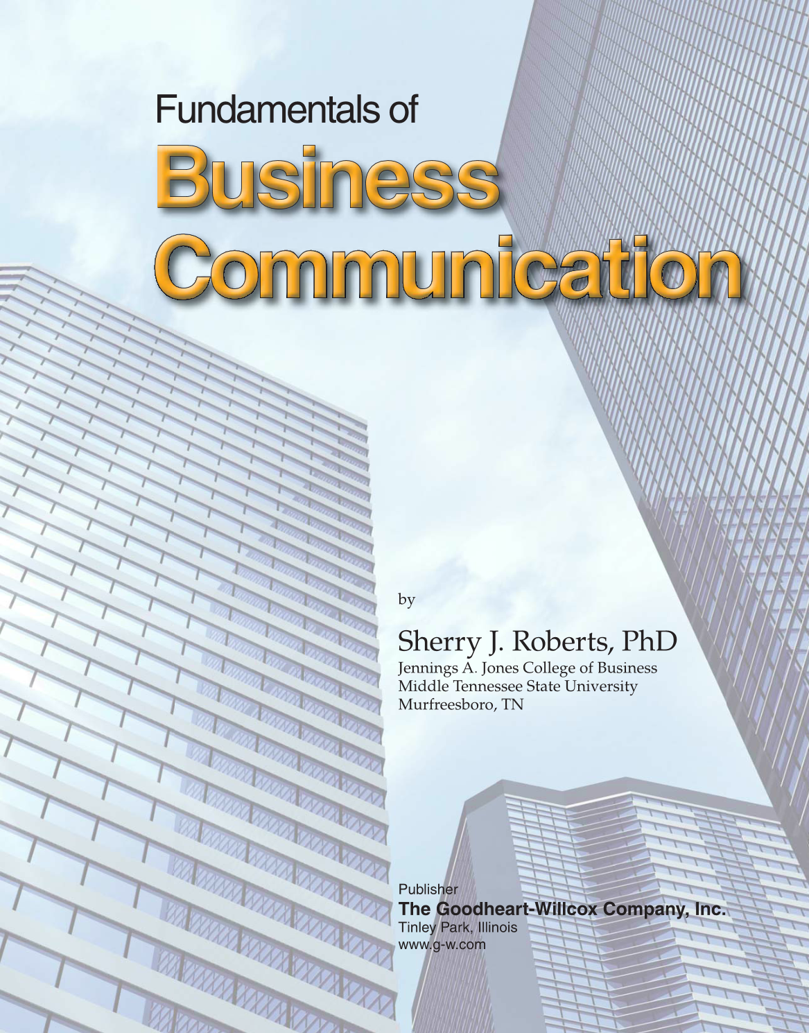 Fundamentals of Business Communication, 1st Edition page 1