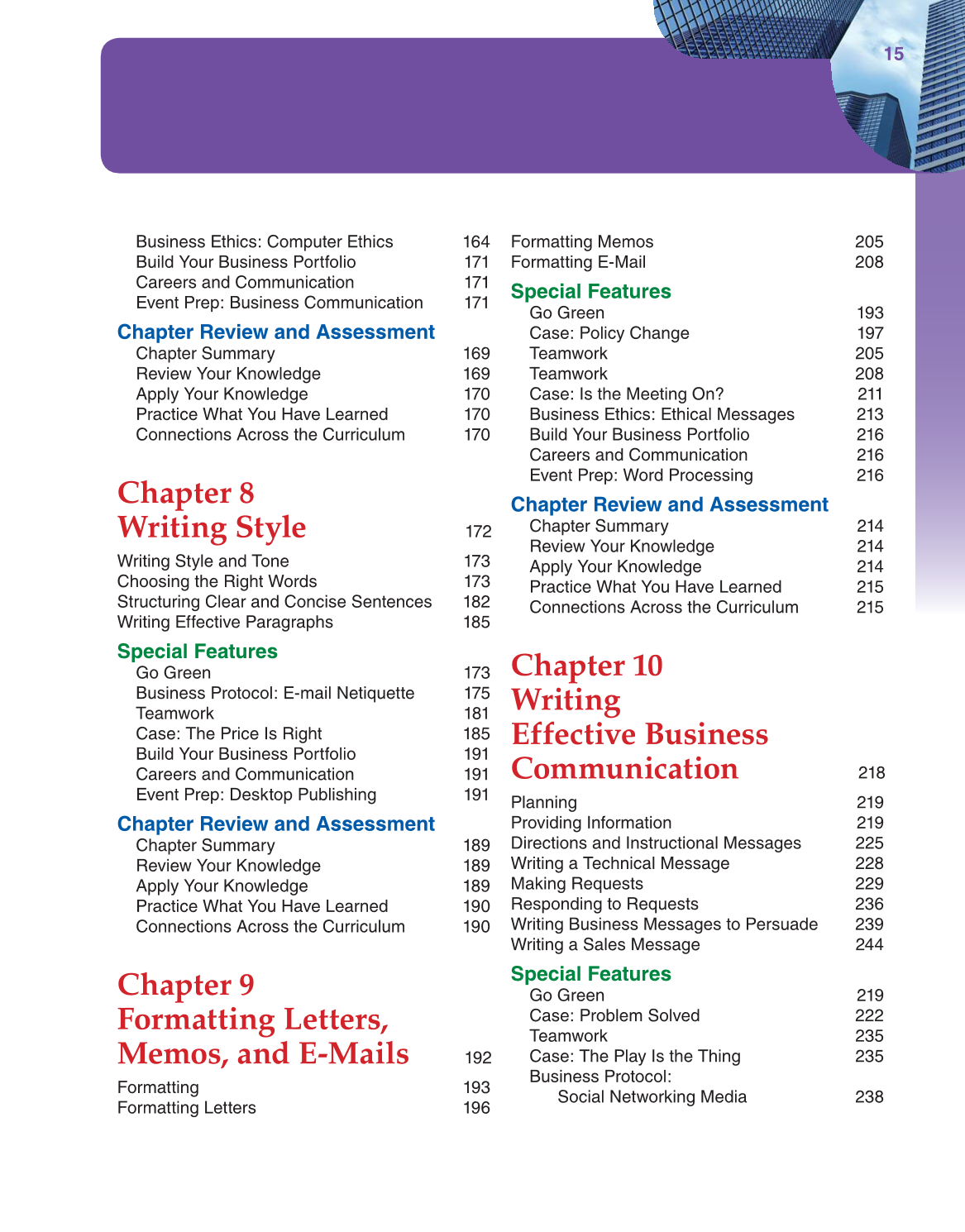 Fundamentals of Business Communication, 1st Edition page 15