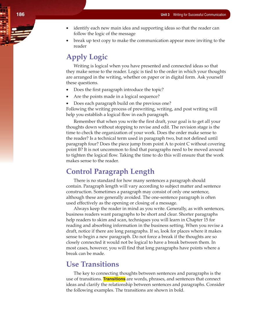 Fundamentals of Business Communication, 1st Edition page 186