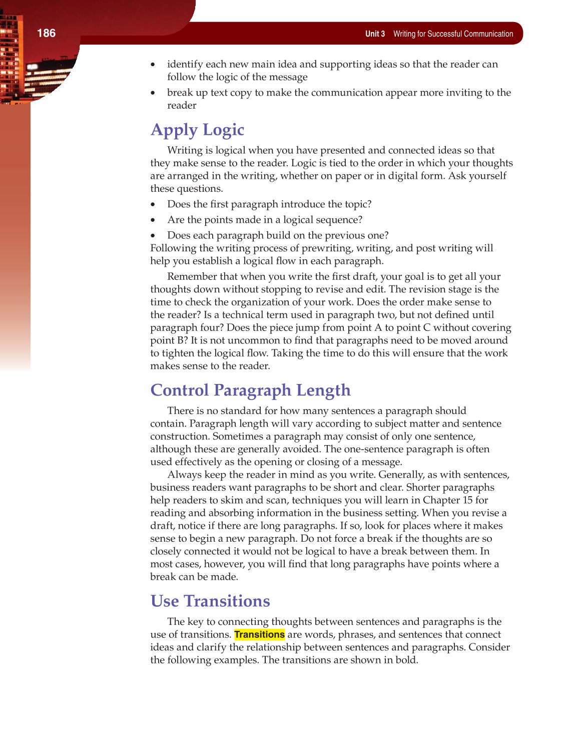 Fundamentals of Business Communication, 1st Edition page 186