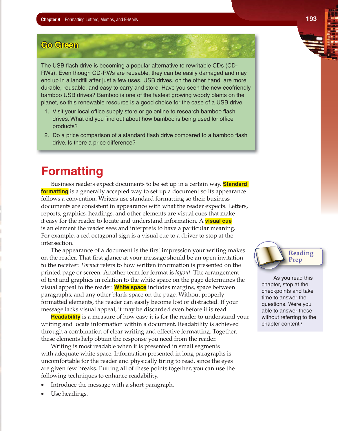 Fundamentals of Business Communication, 1st Edition page 193
