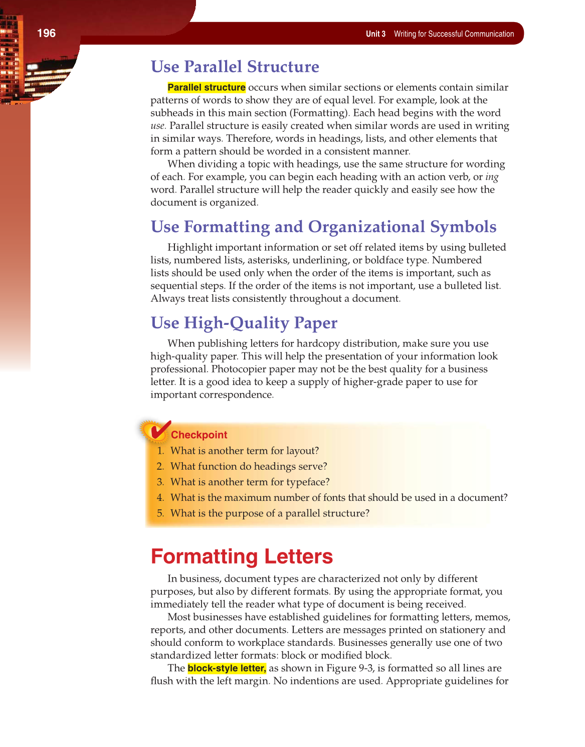 Fundamentals of Business Communication, 1st Edition page 196