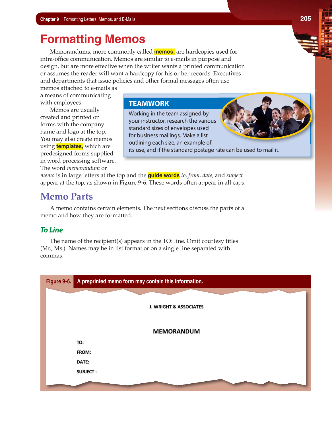 Fundamentals of Business Communication, 1st Edition page 205