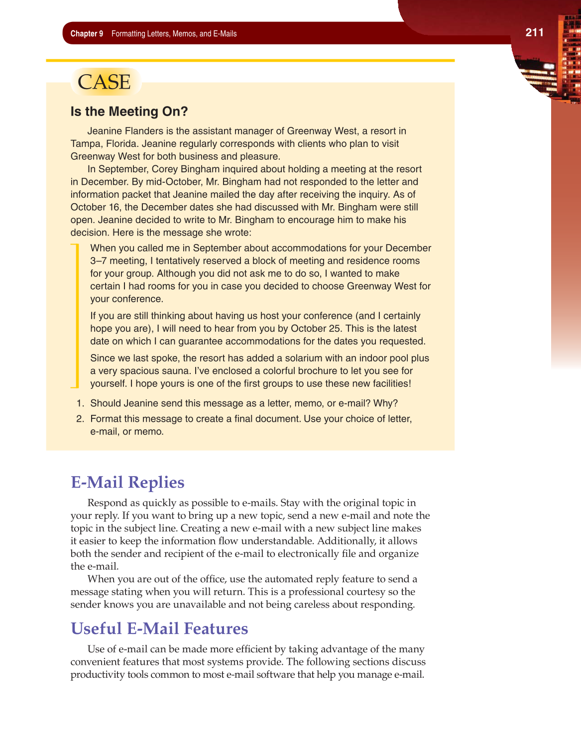 Fundamentals of Business Communication, 1st Edition page 211