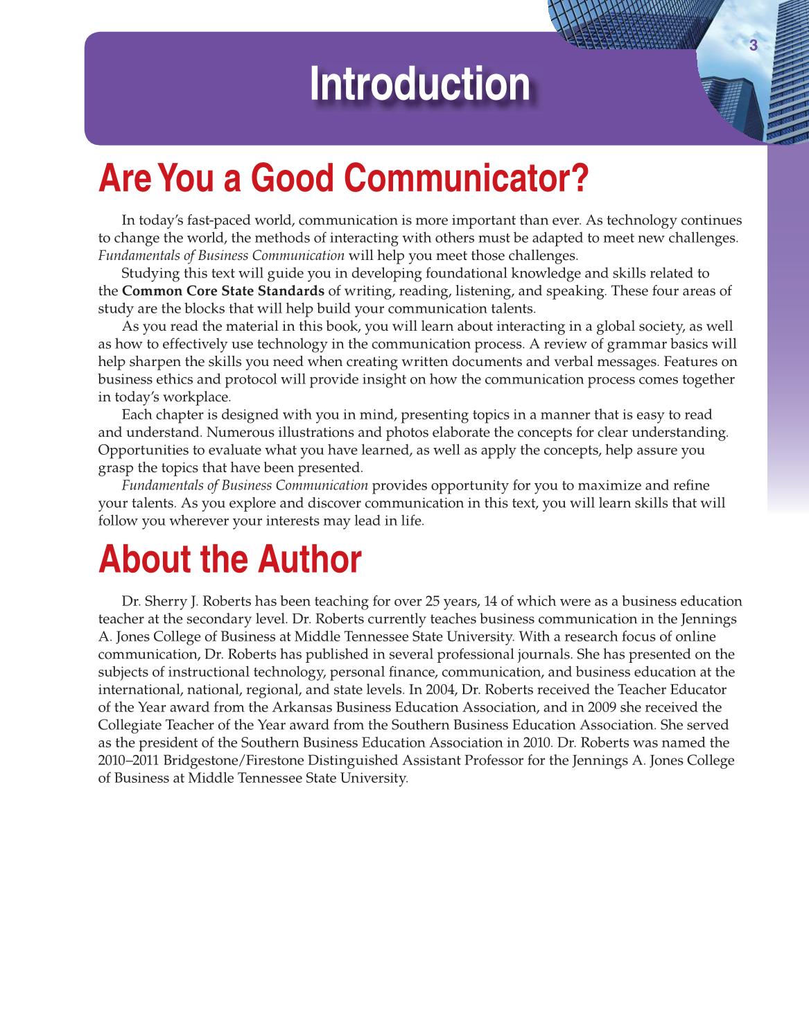 Fundamentals of Business Communication, 1st Edition page 3