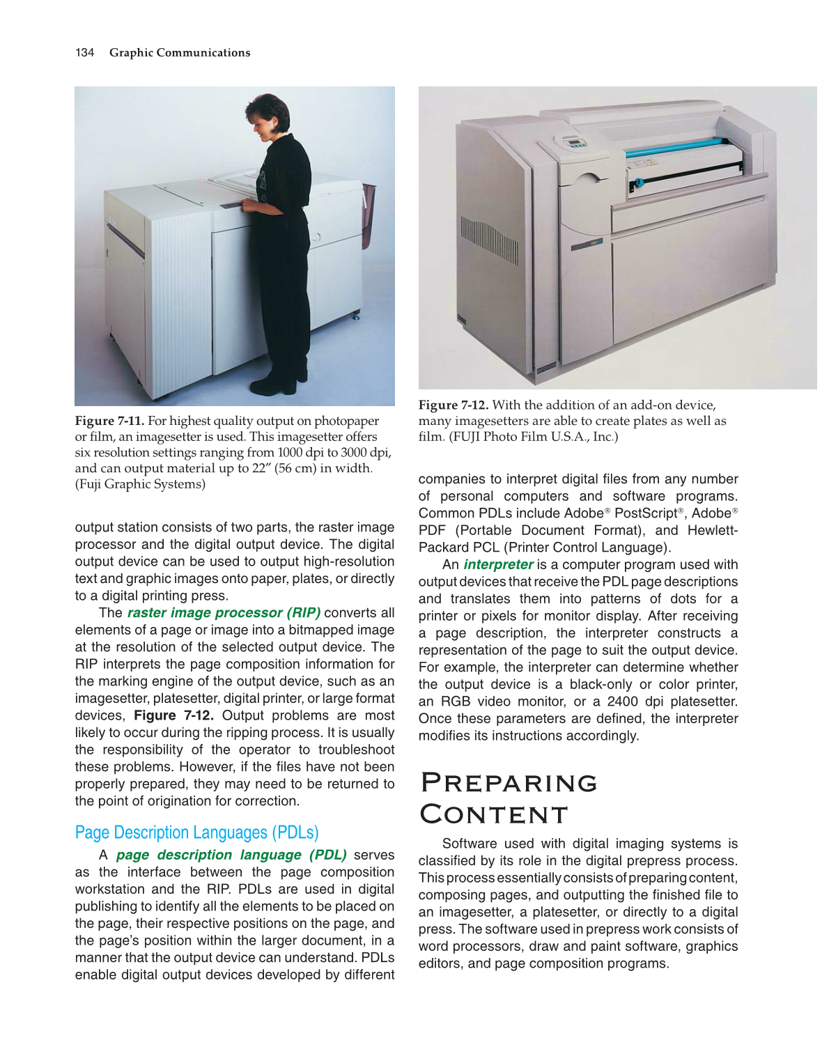 Graphic Communications, 5th Edition page 134