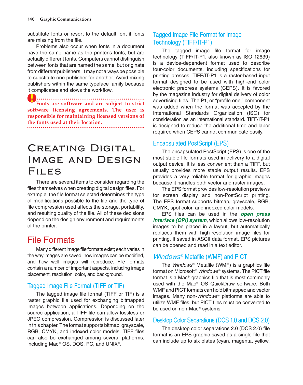 Graphic Communications, 5th Edition page 146