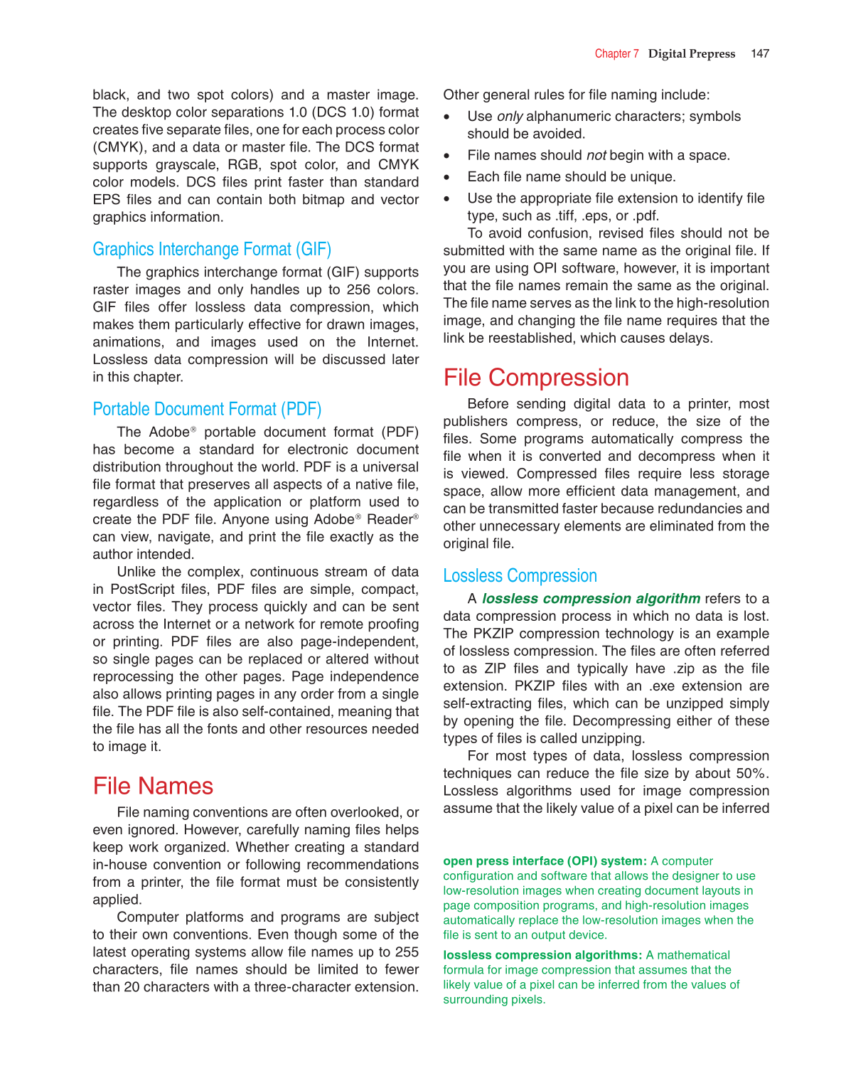 Graphic Communications, 5th Edition page 147