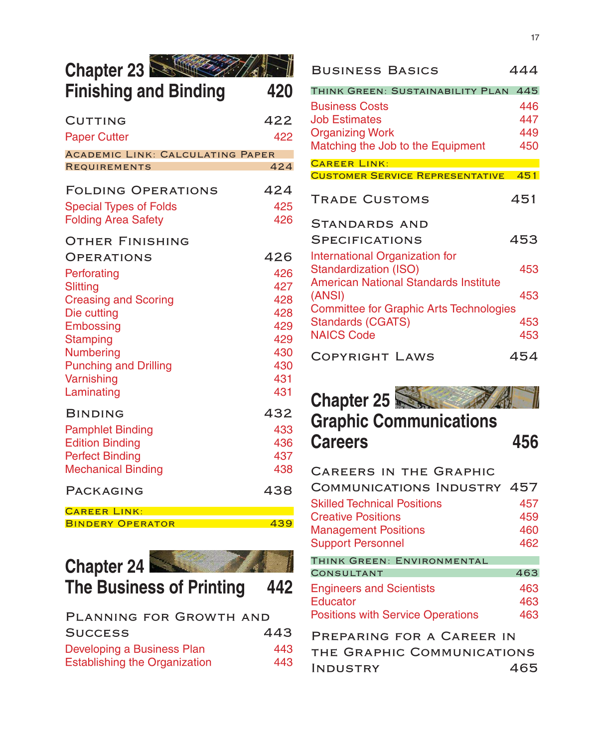 Graphic Communications, 5th Edition page 17
