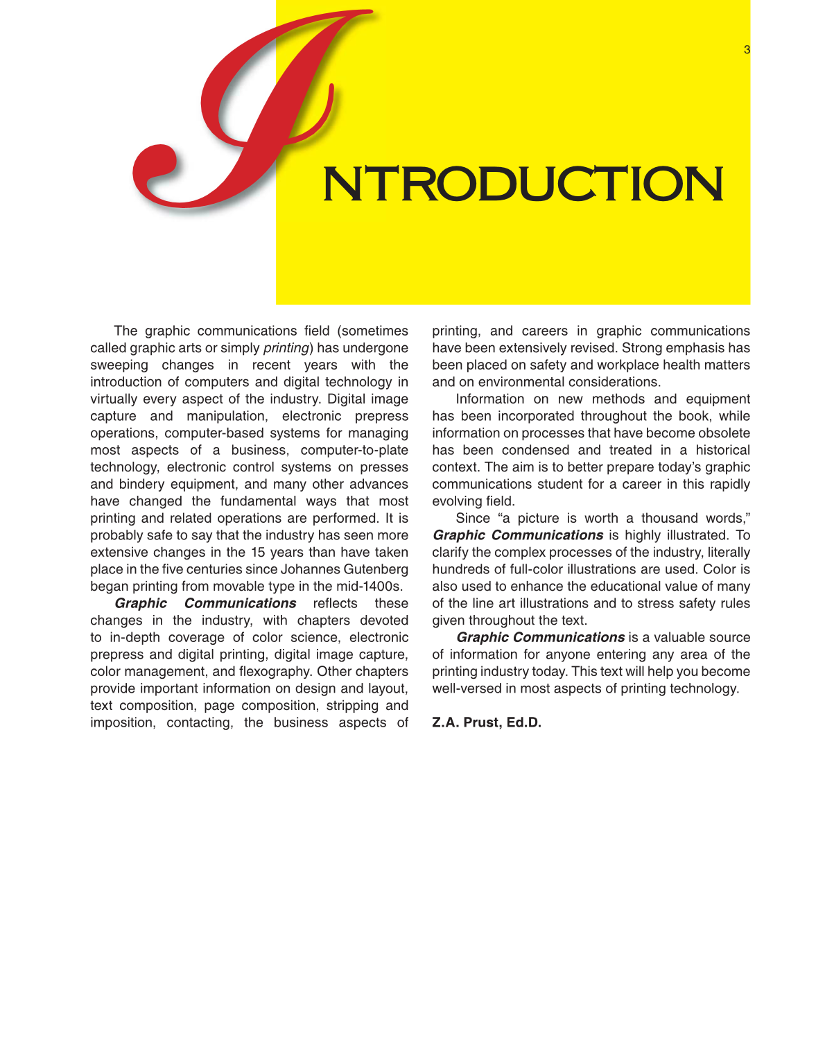 Graphic Communications, 5th Edition page 3
