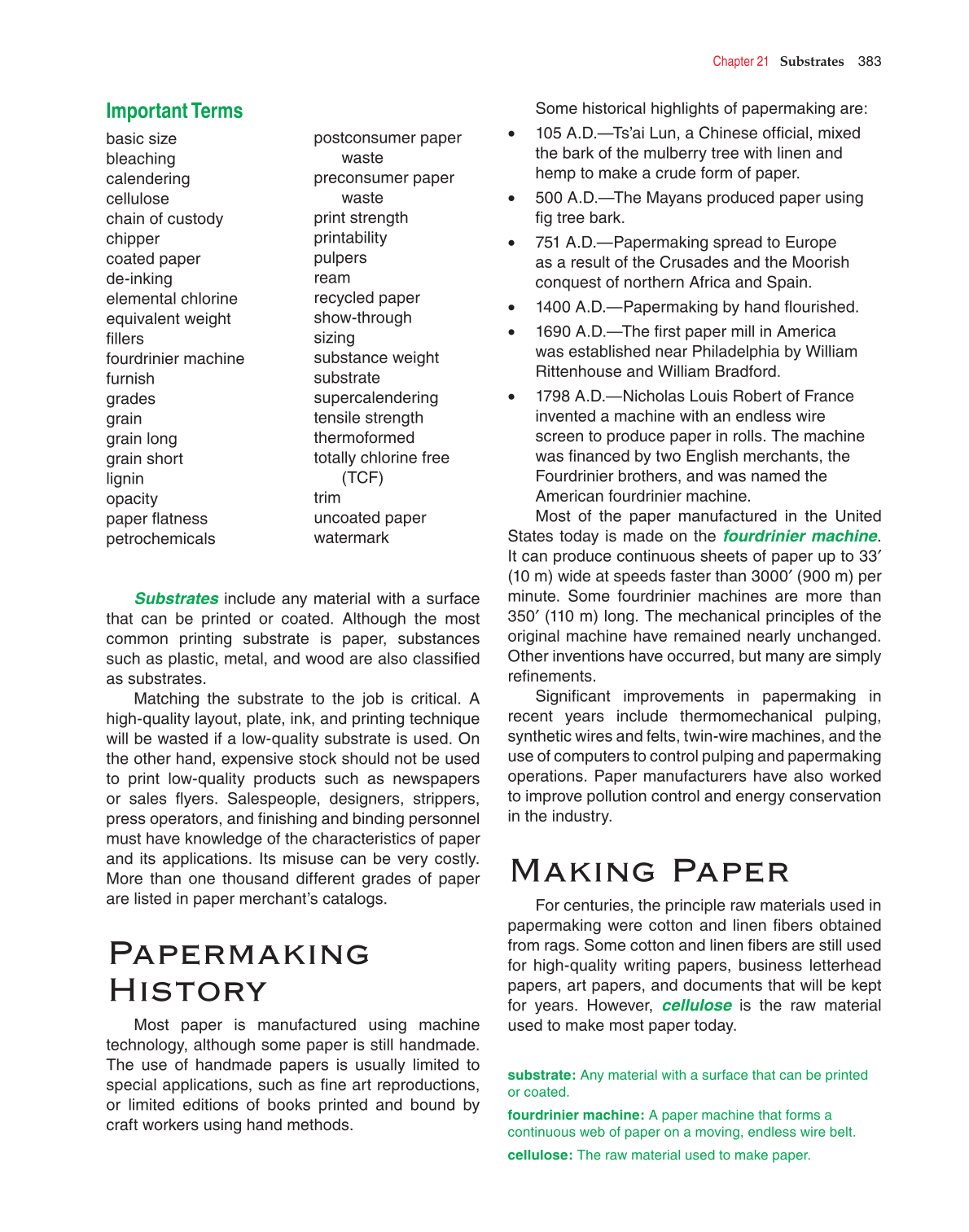 Graphic Communications, 5th Edition page 383