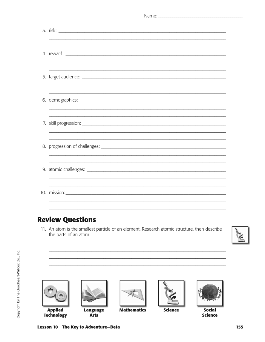 Introduction to Video Game Design, 1st Edition page 155