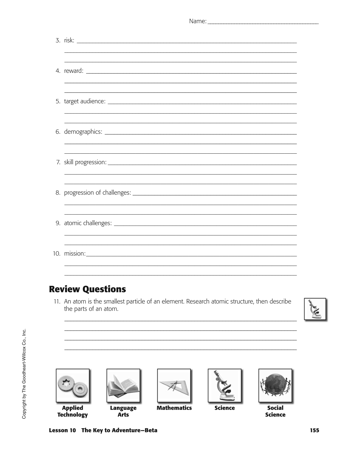 Introduction to Video Game Design, 1st Edition page 155
