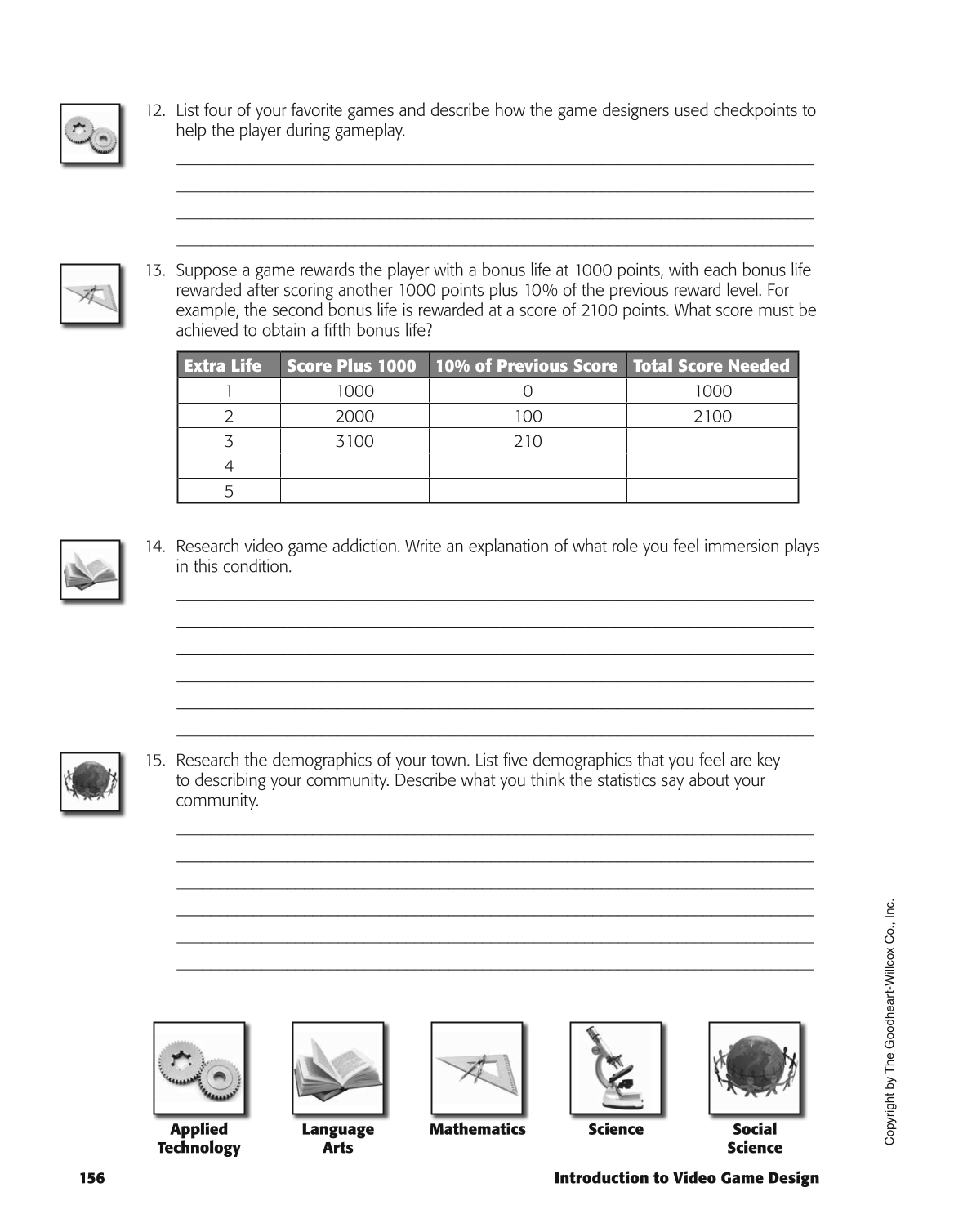Introduction to Video Game Design, 1st Edition page 156