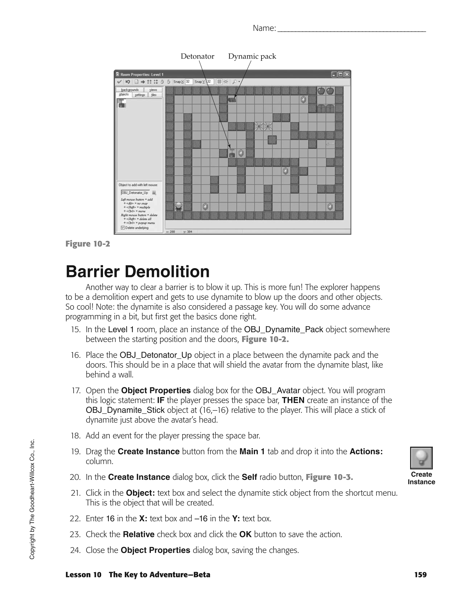 Introduction to Video Game Design, 1st Edition page 159