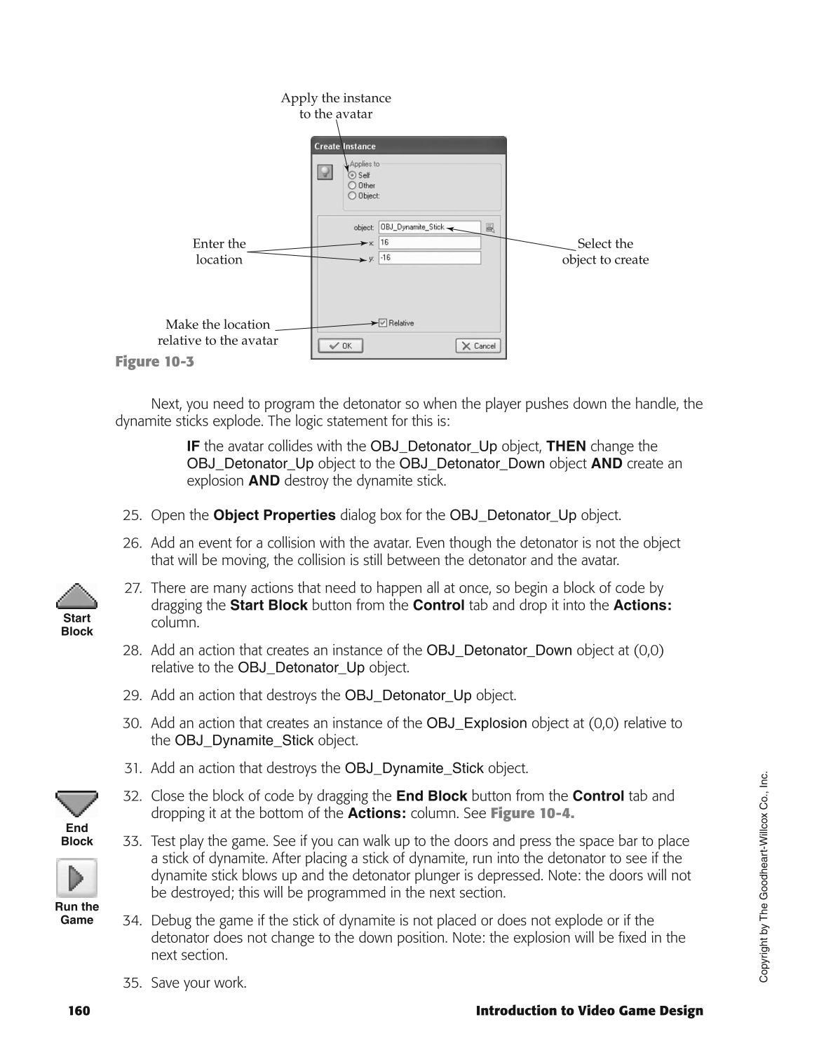 Introduction to Video Game Design, 1st Edition page 160