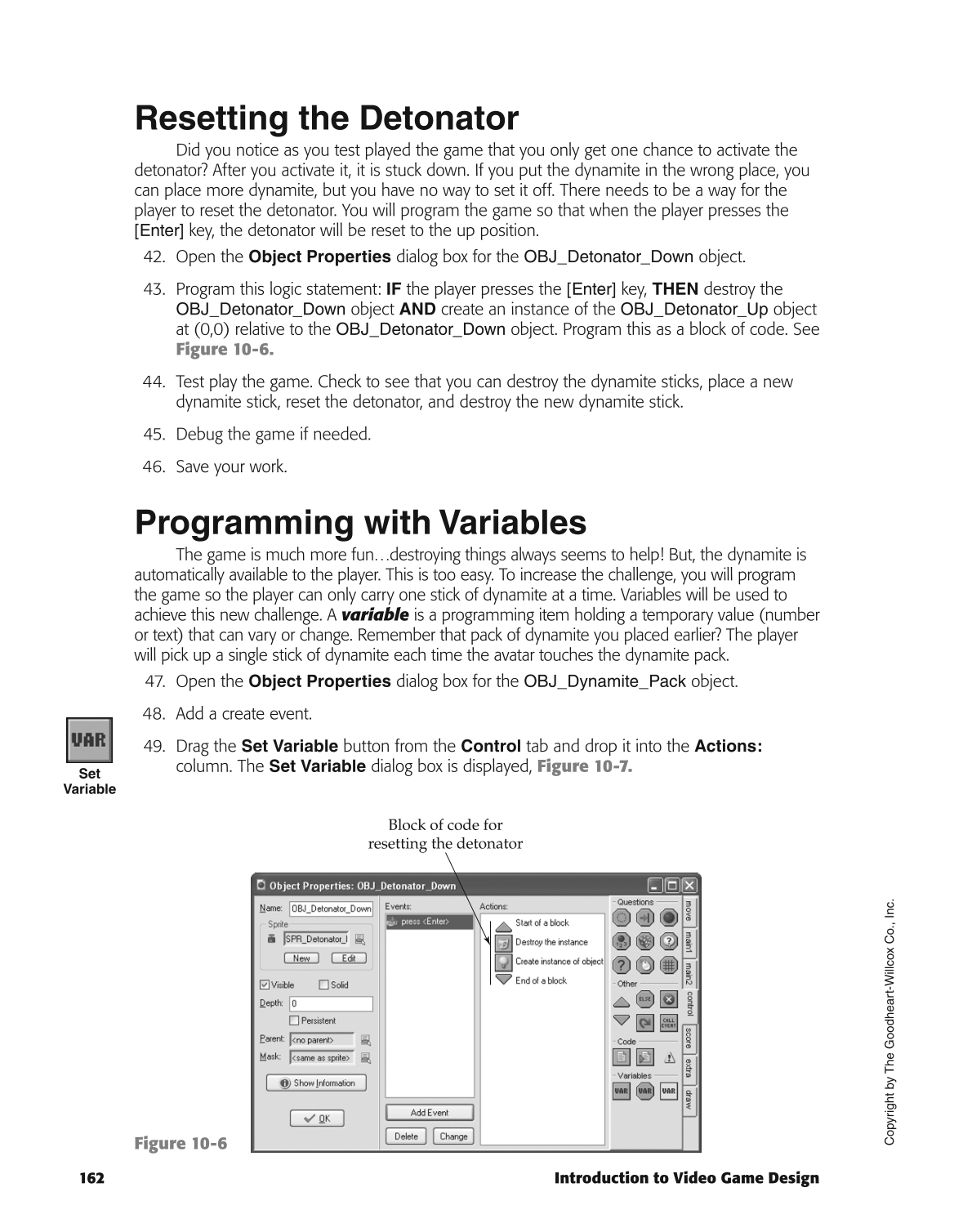 Introduction to Video Game Design, 1st Edition page 162
