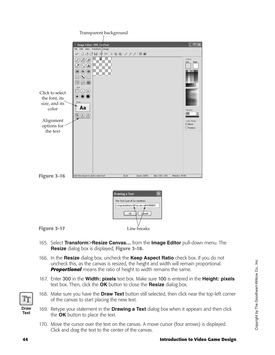 Introduction to Video Game Design, 1st Edition page 44