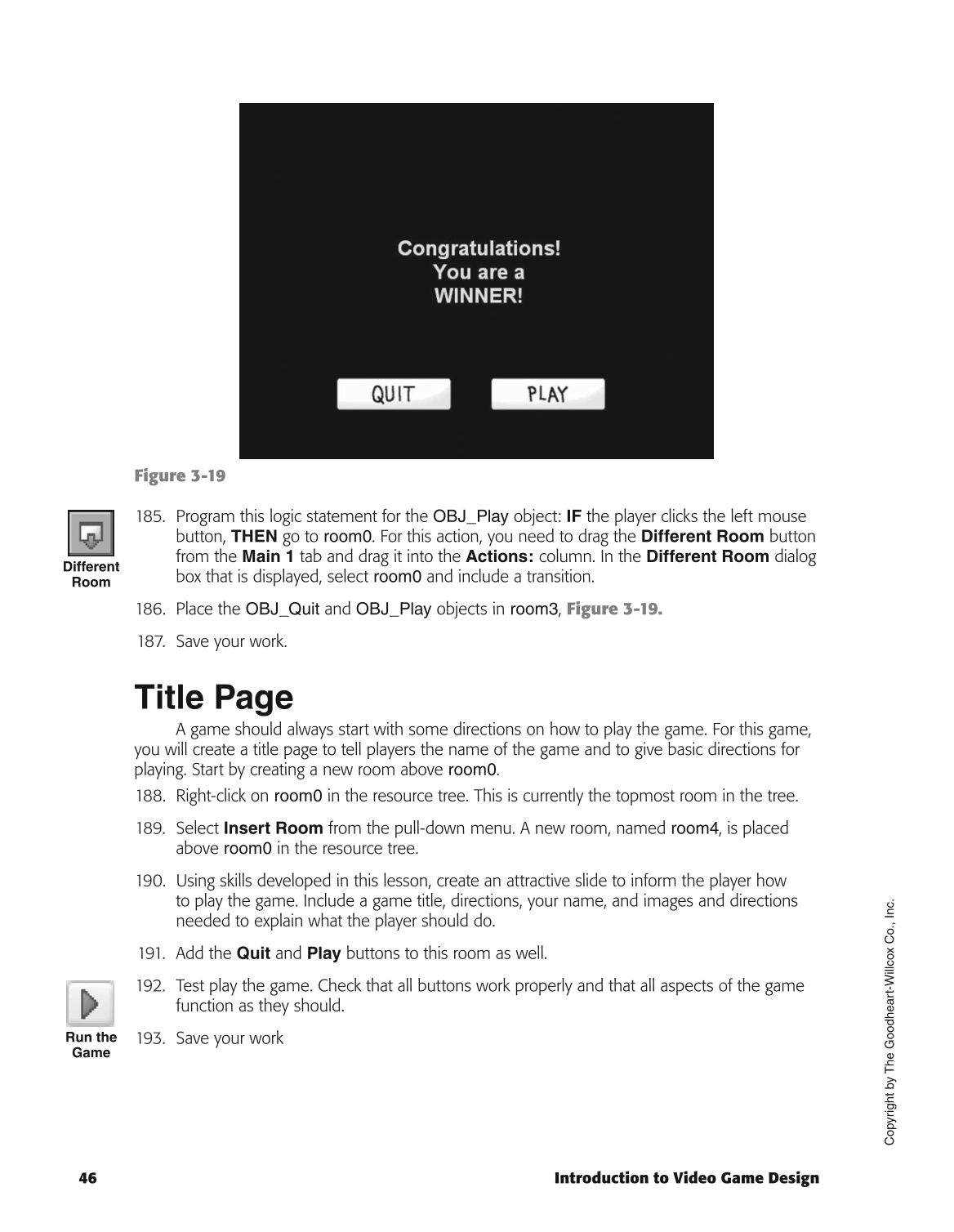 Introduction to Video Game Design, 1st Edition page 46