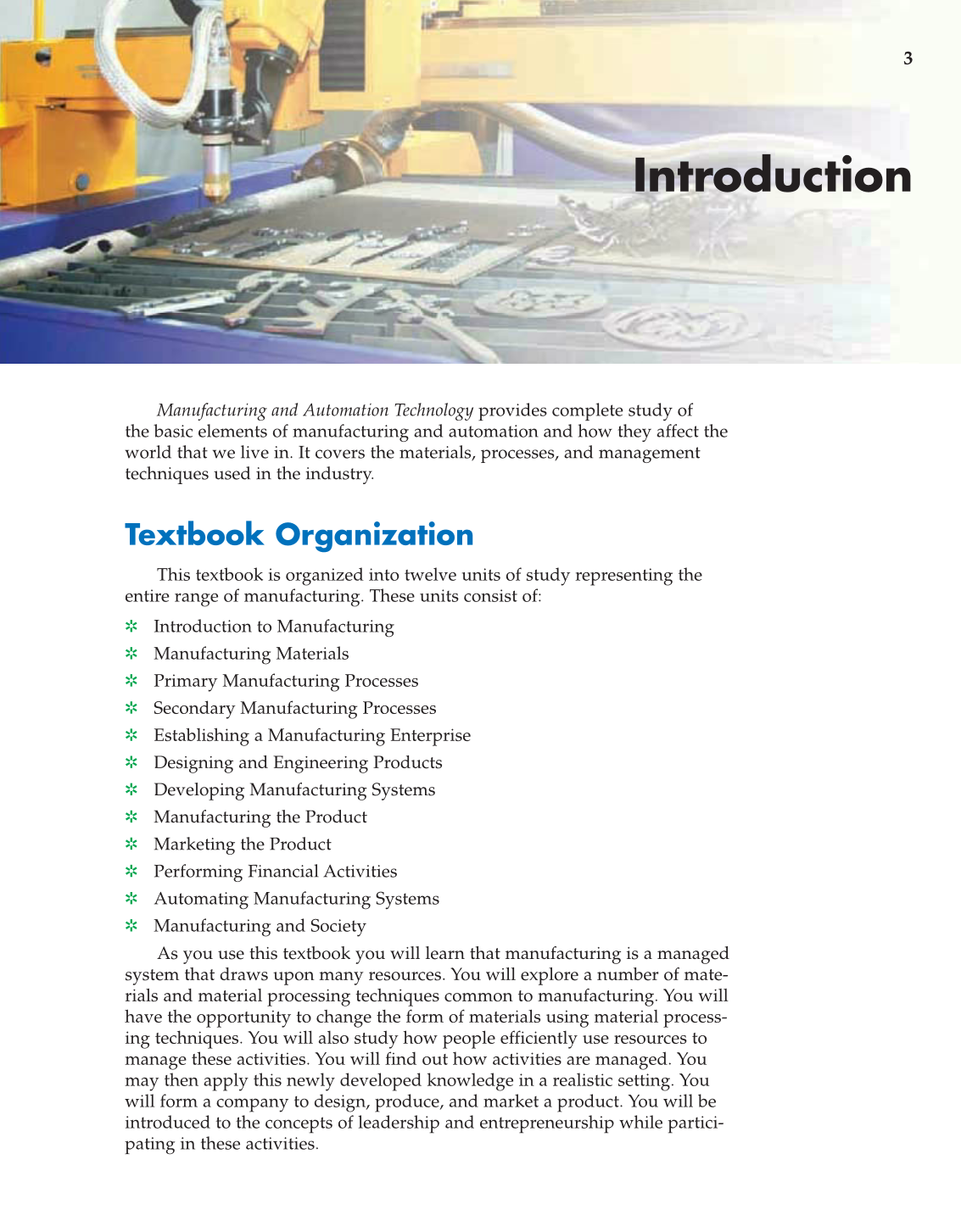 Manufacturing and Automation Technology, 3rd Edition page 3