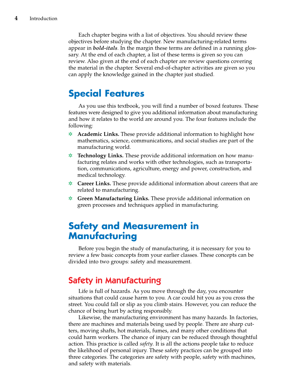 Manufacturing and Automation Technology, 3rd Edition page 4