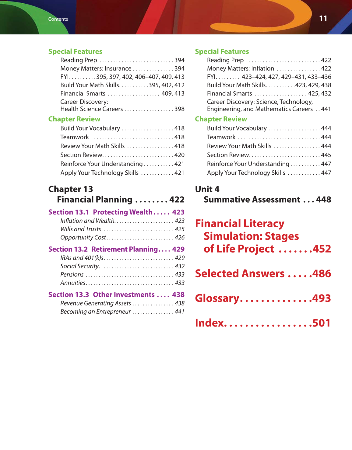 Math for Financial Literacy, 1st Edition page 11