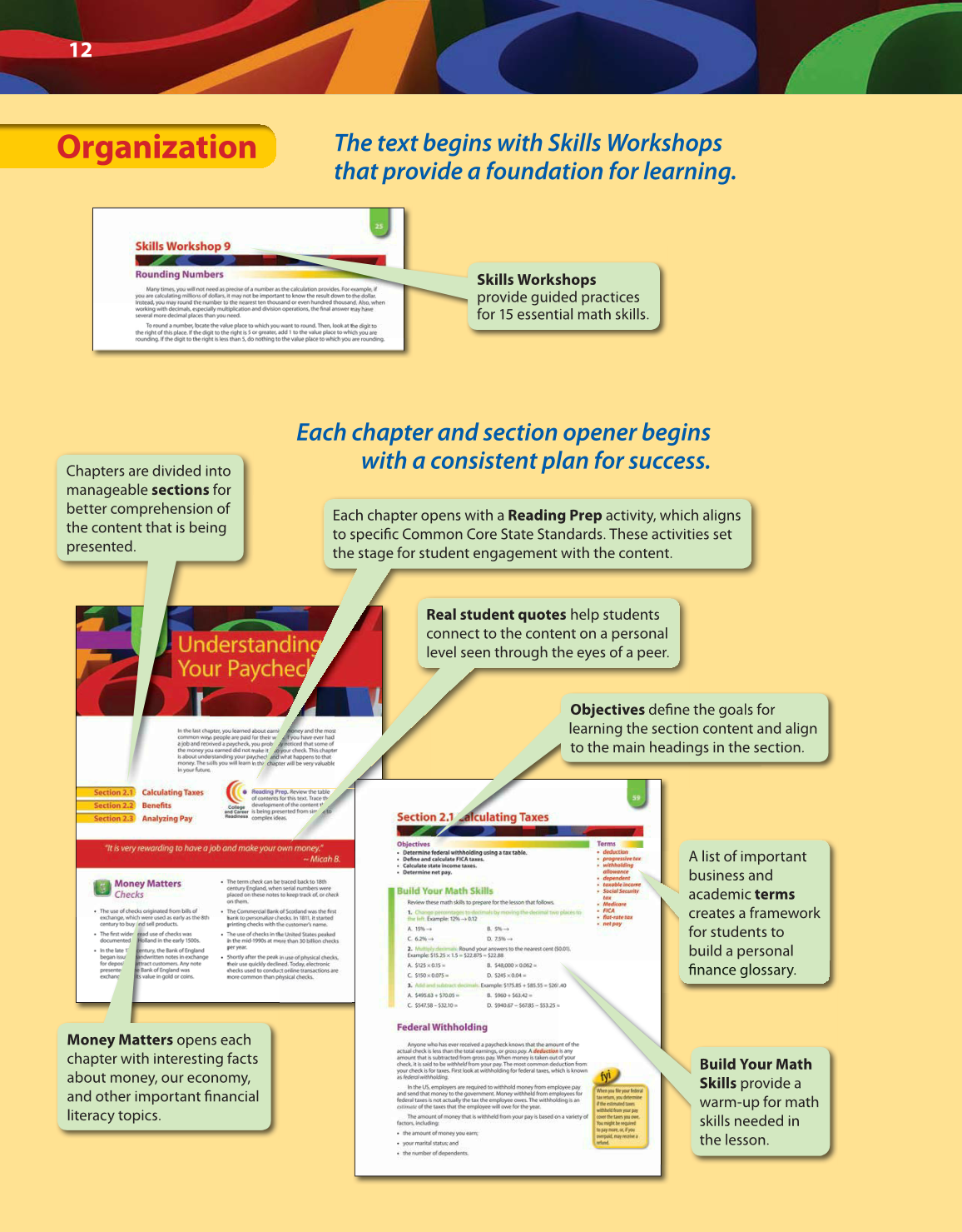 Math for Financial Literacy, 1st Edition page 12