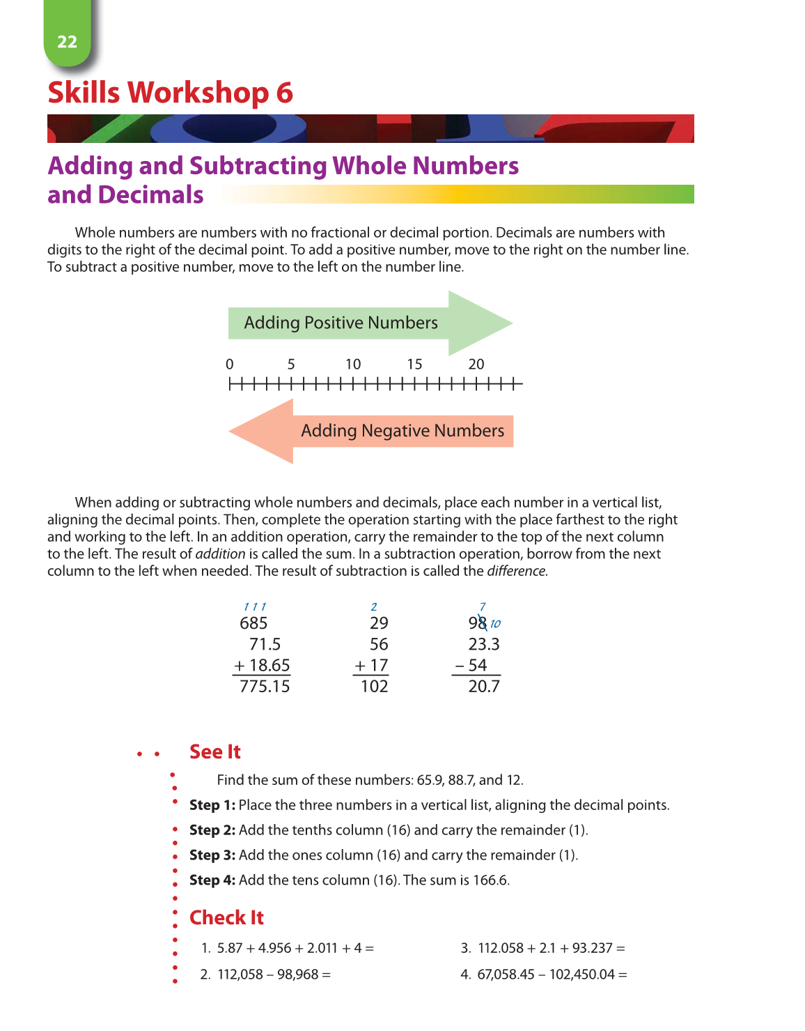 Math for Financial Literacy, 1st Edition page 22