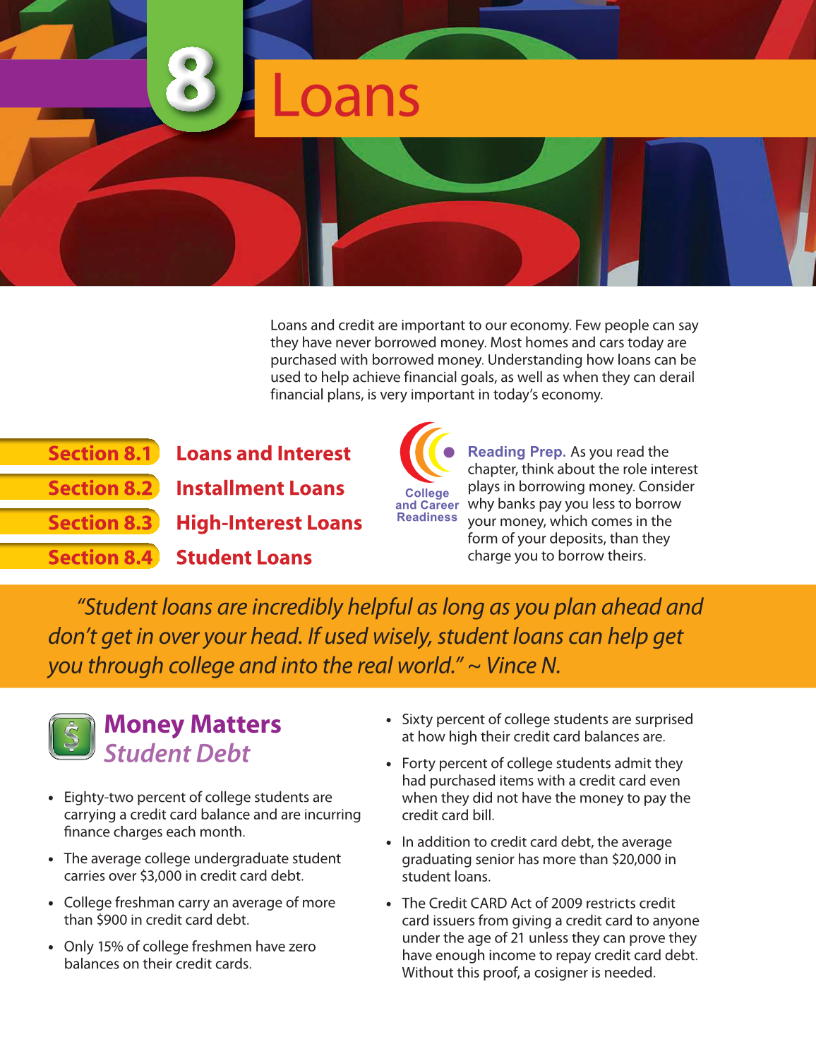 Math for Financial Literacy, 1st Edition page 262