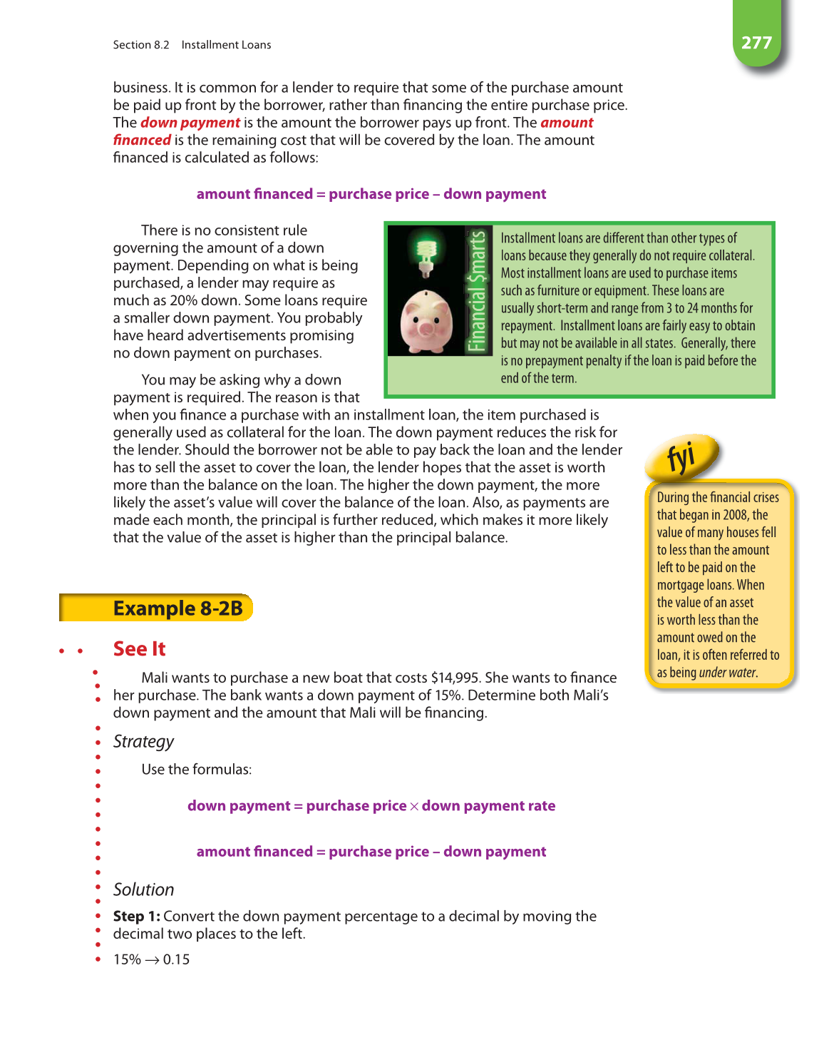 Math for Financial Literacy, 1st Edition page 277