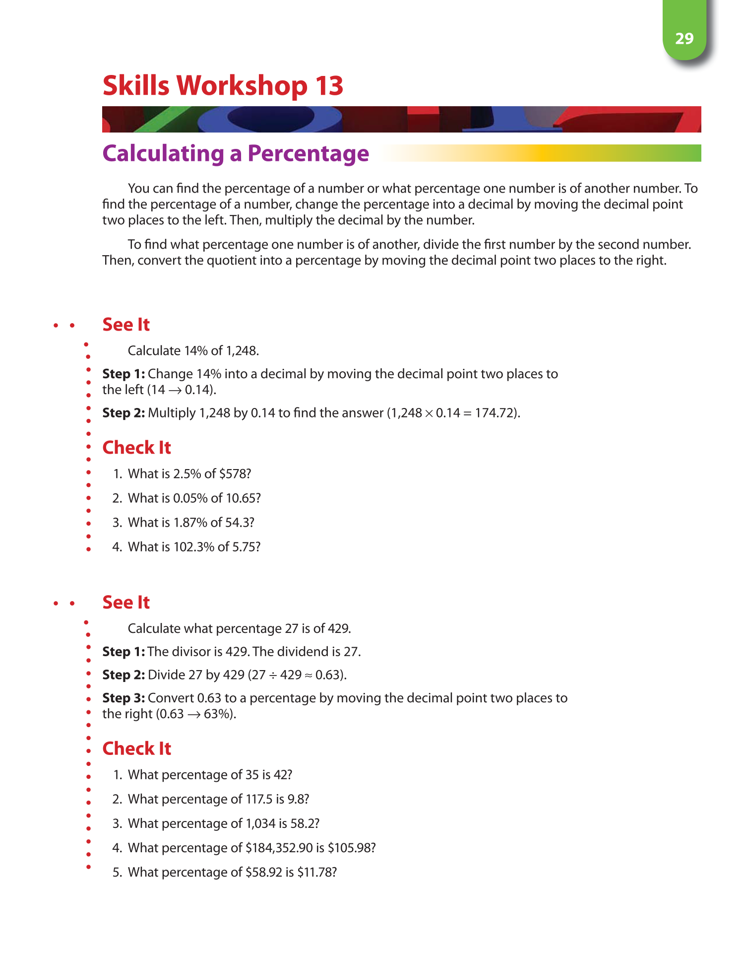 Math for Financial Literacy, 1st Edition page 29